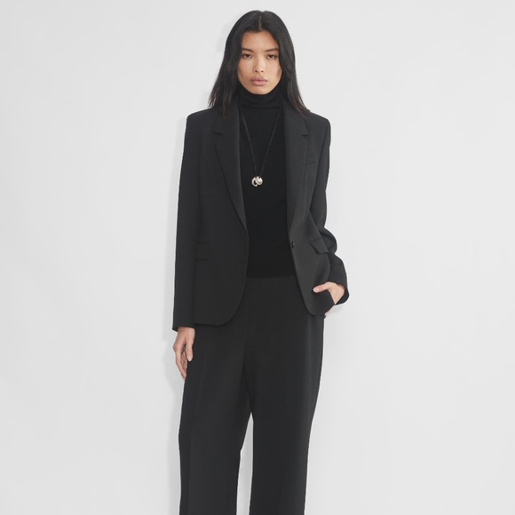 Aritzia Babaton Producer Blazer in Rich Mocha Brown NWT Size 12 - Picture 6 of 9